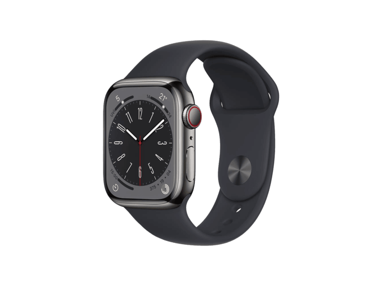 APPLE Watch Series 8 GPS Cellular 41 mm MNJJ3TU A Grafit